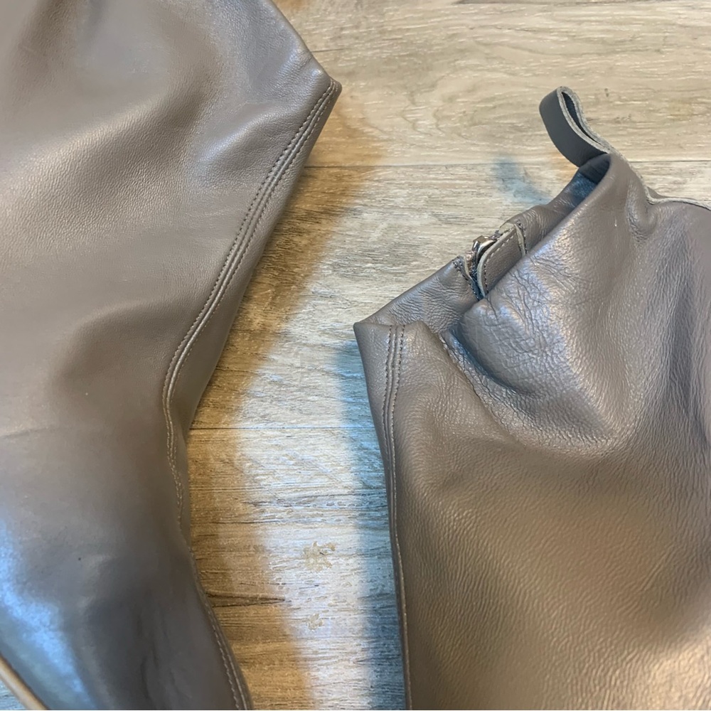 Everlane The Day Boots Leather Block Heel - Picture 2 of 14